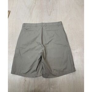 Greg Norman Shorts Men's Size 36 Beige Flat Front Golf Casual Chino Short